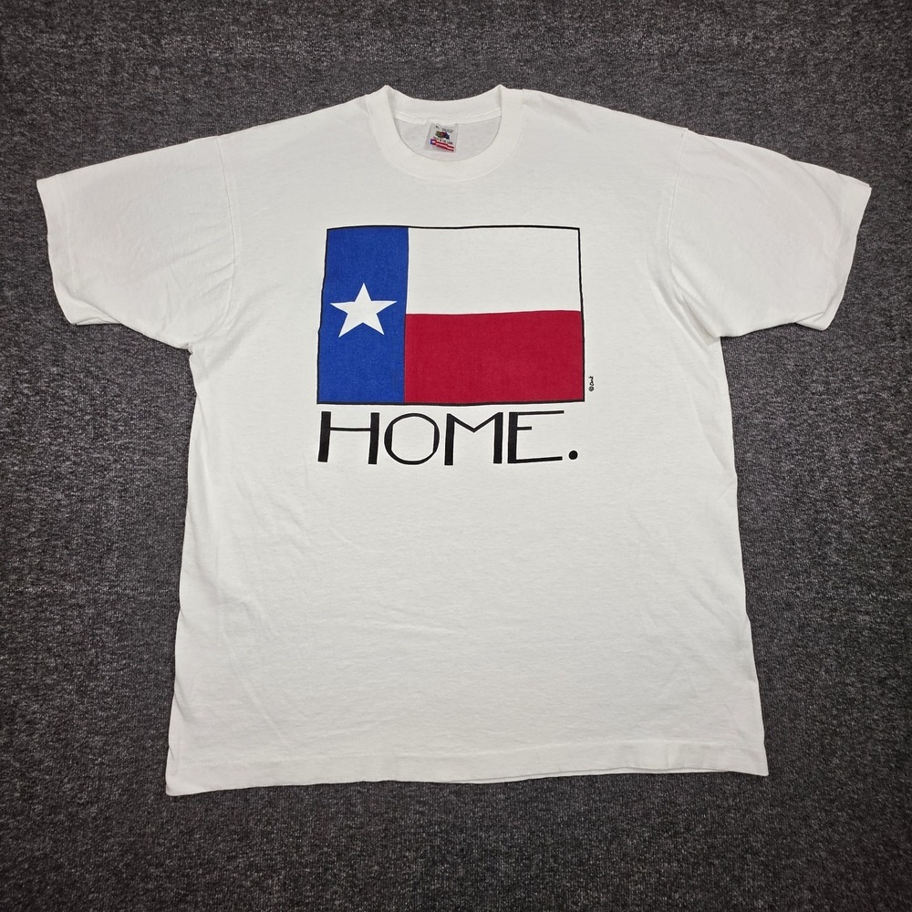Vintage 90's Lone Star State Texas T-Shirt Size XL Single Stitch Made In Usa